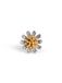 SINGULARU - Losse Oorbel Margarita. Sterling Zilver 925 met 18Kt Goud Plating en Rodium. Schroefsluiting. Sieraden voor Vrouwen