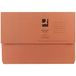 Q-Connect Document Portemonnee Foolscap Oranje (Pack van 50)