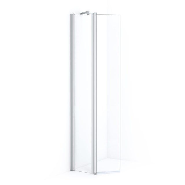 Maxaro Inloopdouche 40 cm met Draaibare Zijwand 35 cm Chroom