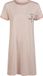 By Louise Essential Dames Nachthemd Korte Mouw Gestreept Roze - Maat S