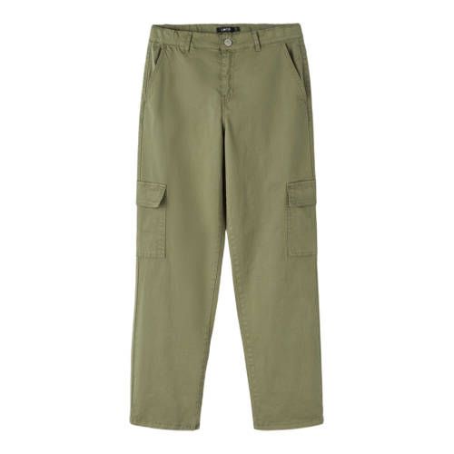 LMTD NLNTALSE Straight Fit Trousers - Green