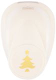 Vaessen Creative Pons - Figuurpons - Kerstboom - 1,3 x 1,6 cm