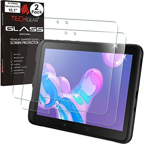 TECHGEAR Galaxy Tab Active Pro 10.1" 2 Pack GLASS Edition Screen Protectors