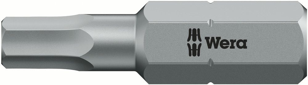Wera 840/1 Z Zeskant BO Bits met Boring, 3.0 mm x 25 mm - 10 stuk(s)