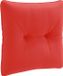 vidaXL Coussin de dossier PUTTEN 100% Polyester Rouge 40 x 40 x 10 cm