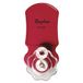Rayher Quilling Crimper, papiercrimper, krimpmachine, produceert fijne of grove golven in papierstroken, voor quillingstrips, 71989000, rood