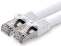 1aTTack.de 15m CAT7 LAN-netwerkkabel RJ45 10 Gigabit, 1 stuk - wit