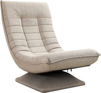 Casaria Fauteuil - Verstelbaar 58x57x84cm - Crème