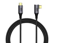 PremiumCord Zakrzywiony kabel USB4™ Gen 3x2 40Gbps 8K@60Hz 240W Thunderbolt 3 1,2m