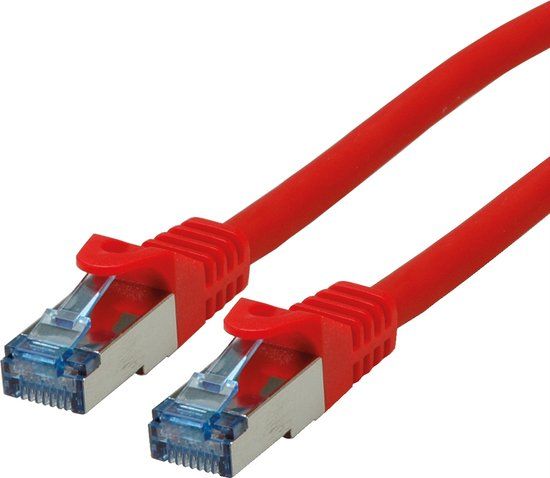 ROLINE Cat.6A S/FTP Patch Cable - 15m - Red
