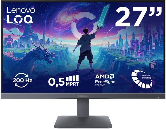 Lenovo LOQ 27-10 Gaming Monitor - 27 inch - 200Hz - IPS