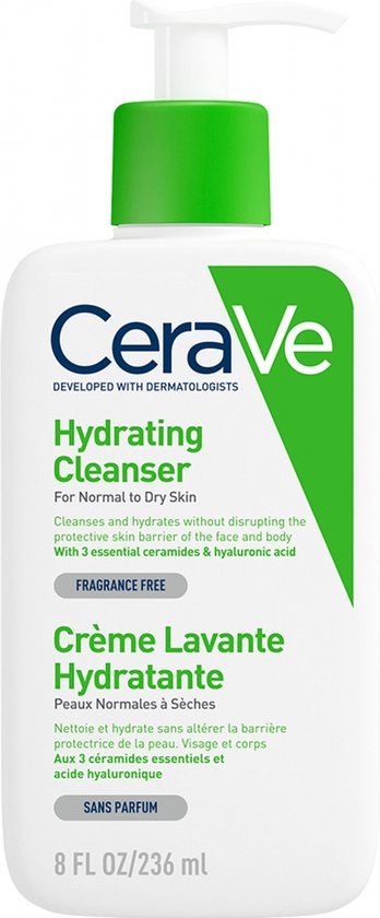 CeraVe Hydraterende Reinigingscrème - 236ml - Voor Normale tot Droge Huid