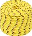 vidaXL Multifunctioneel touw 12 mm 100 m Geel PP