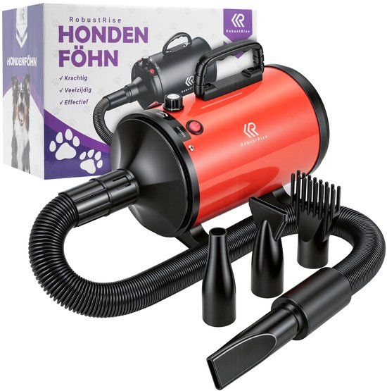 RobustRise Ultra Hondenfohn - 3800W - Oranje
