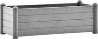 vidaXL Jardinière surélevée 100x43x35 cm PP gris pierre