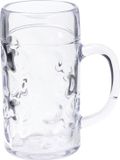 Depa chope à bière/verre à bière - transparent - plastique incassable - 500 ml - chopes à bière Oktoberfest