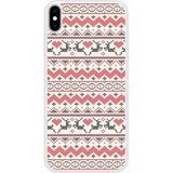 Apple iPhone XS Max Siliconen hoesje Rendier Kersttrui
