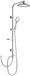 Aqualine Doucheset Zara zonder kraan, 22 cm, 1 jet, chroom SL420