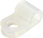 TRU COMPONENTS Serre-clip TC-6645704 Ø de faisceau 5 mm Transparent 100 pièces