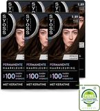 SYOSS 6 x Coloration 3-89 Bronze Coffee Coloration Permanente
