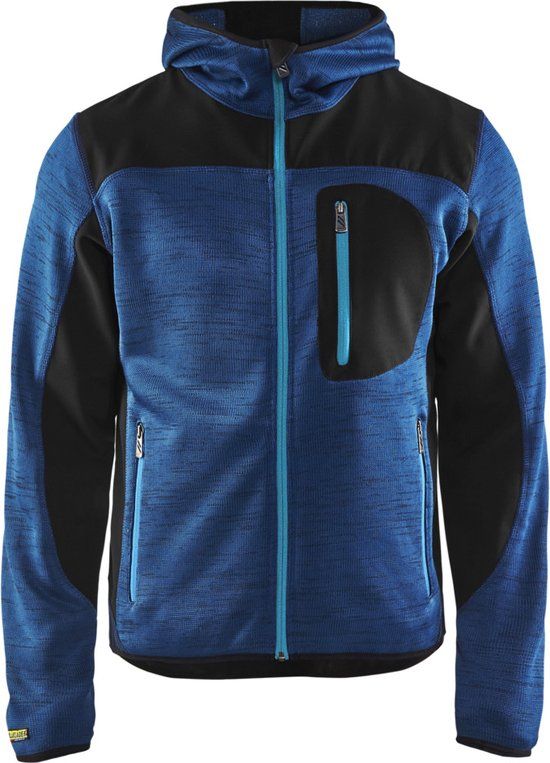 Blåkläder Blaklader Gebreid vest met softshell 4930-2117 - Marineblauw/Marineblauw - XXL
