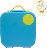 b.box Lunchbox - Jumbo Bentobox met 4 Vakken (2 Lekvrij), Afneembare Scheidingswand, Gelkoelelement - Ideaal voor School - Vanaf 3+ - Inhoud 2L