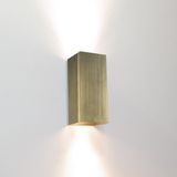 Artdelight Wandlamp Dante 2 lichts 15,5 x 6,5 cm antiek brons