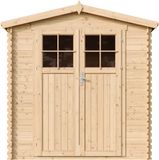 Timbela M343F - Houten tuinhuis - 3,53 m² - 206x216xH218 cm - zonder vloer