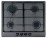 Icecat Plaque de cuisson encastrable, 60 cm, 4 brûleurs, finition noire mate