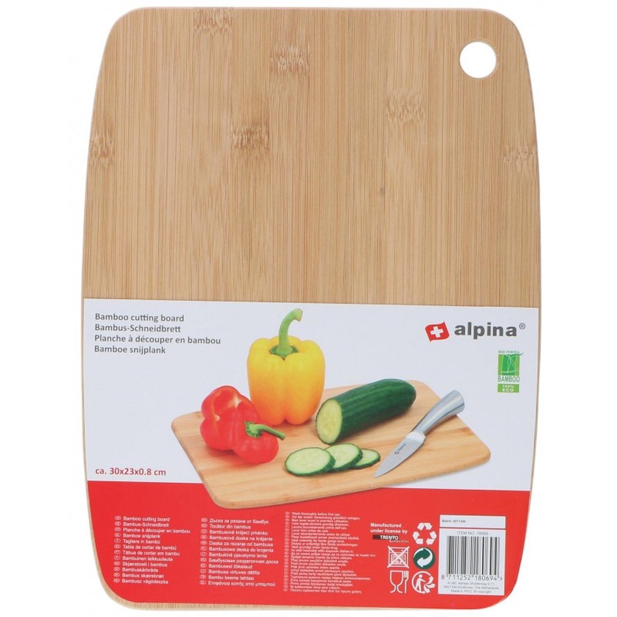 Alpina BAMBOE SNIJPLANK 30 X 23 X 0.8