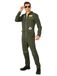 Bristol Novelty AF124XL Navy Hotshot Extra Large kostuum, heren, groen