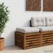 vidaXL - Coussin d'assise - VIANEN - Blanc - 40 x 40 x 12 cm