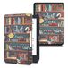 kwmobile hoes compatibel met Tolino Shine 3 - Case voor e-reader in meerkleurig - bibliotheek