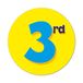 3Rd Sticker Stickers 38mm (Pak van 75)