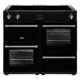 Belling Farmhouse 100Ei - Cuisinière - Électrique - Induction - Noir