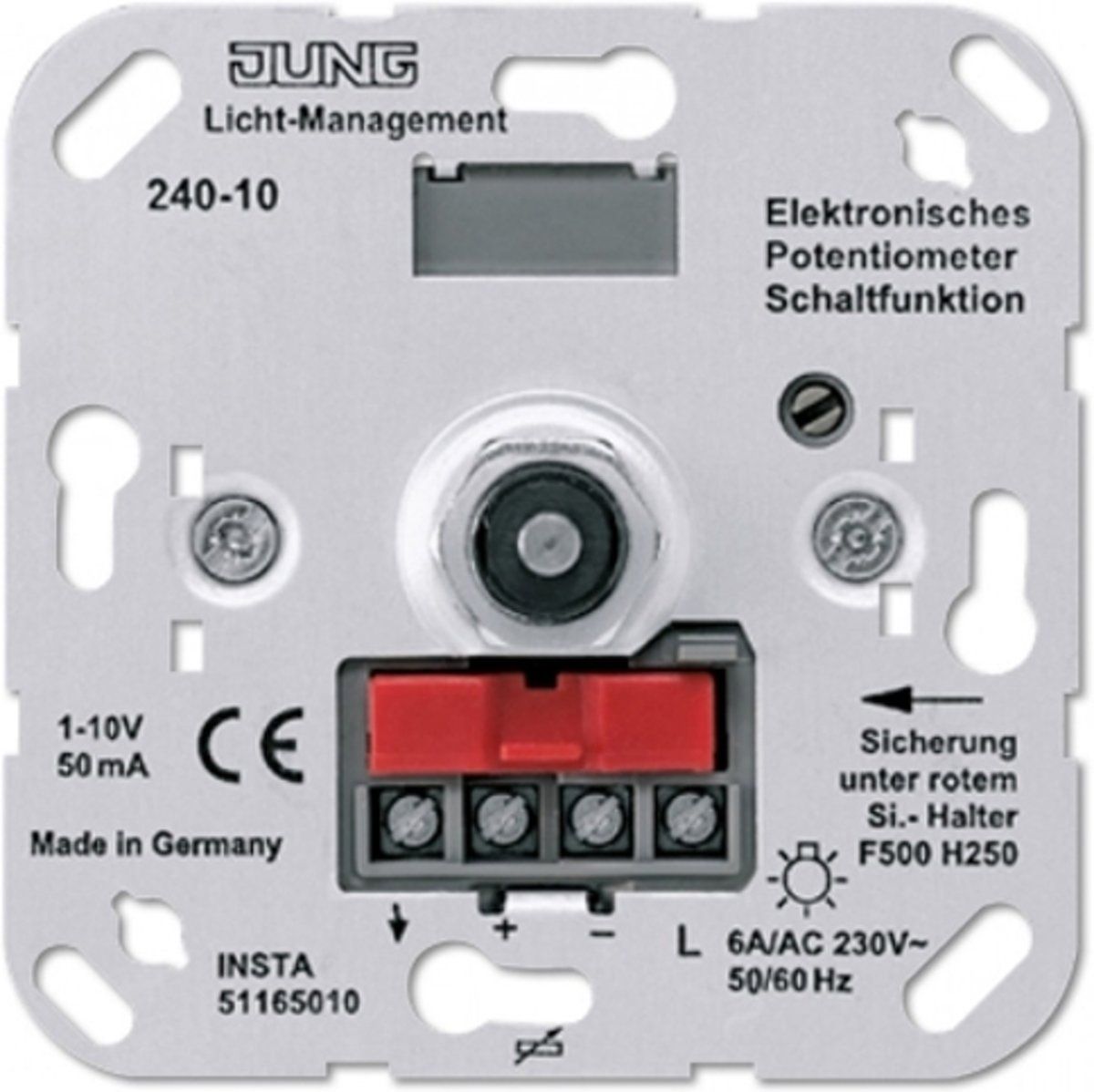 Jung Potentiometer Inbouw 1-10V - 4011377416406