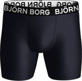Björn Borg Sports Microfiber boxers - microfiber heren boxers lange pijpen (1-pack) - blauw