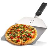 COM-FOUR® pizzaschil van roestvrij staal 430, pizza- en cakelift