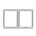 Garcia de Pou Deksels voor Bac Gastronorm emmers, 32,3 x 26,5 cm, roestvrij staal Zilver, One Size