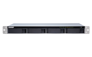 QNAP TS-431XeU - NAS server - 4 TB - zwart, aluminium