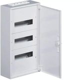 Hager FW312WT Klasse I Metalen Oppervlakte Distributie Box 3 x 12 Modules