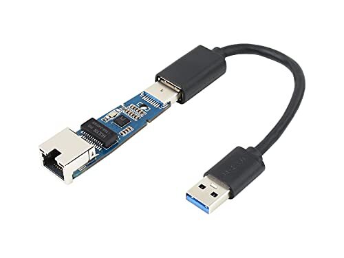 IBest USB 3.2 Gen1 to RJ45 Gigabit Ethernet Converter Ethernet Internet Adapter 10/100/1000Mbps Network Compatible with CM4,Jetson Nano,PC,Win7/8/8.1/10, Mac,Android,Linux