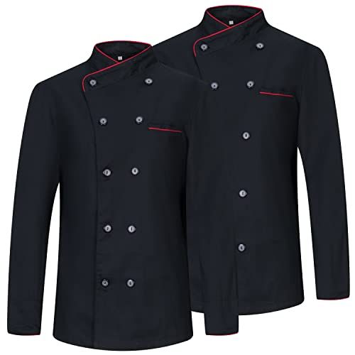 MISEMIYA - Chef Jacket - Long Sleeves - Ref.844 - M - Black
