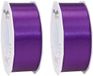 Merkloos Cadeaulint/sierlint Satijn - 3x - 4 cm x 25 meter - Paars