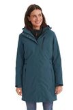 Killtec KOW 165 Women Parka - Outdoorjas - Dames - Winterjas - Parka - Petrol - Maat 44