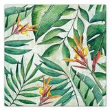 Homéa, 20 papieren servetten, 3-laags, 33 x 33 cm, tropische tuin