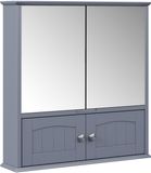 Vicco Bianco Badkamerspiegelkast – 56 x 58 cm Grijs