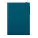 Legami - Weekplanner met notebook, 12 maanden medium, dagboek van januari 2025 tot december 2025, sluiting met elastiek, maandplanner januari 2026, laatste tas, adresboek, 12 x 18 cm, groenblauw