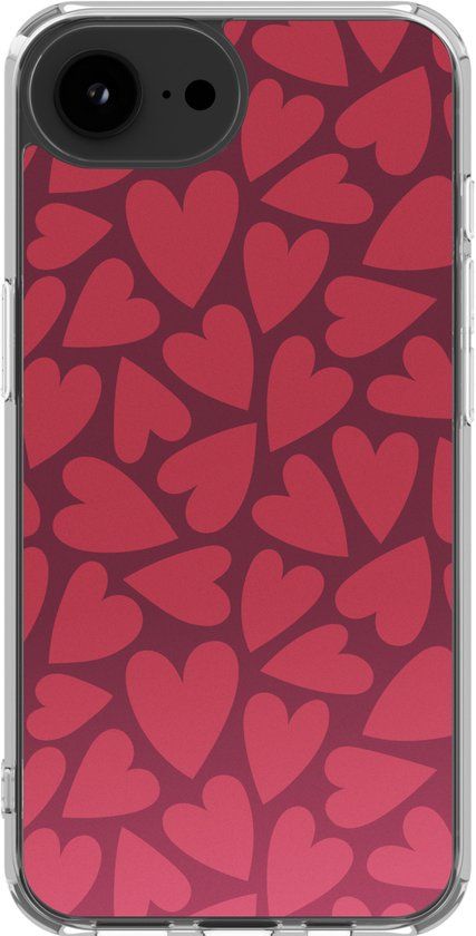 imoshion Hoesje - Geschikt voor Apple iPhone 17e / 16e - Design hoesje - Hearty Coral Dust