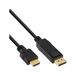 InLine B-17182 video kabel adapter 2 m DisplayPort HDMI Zwart